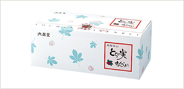 とちの実せんべい 白箱